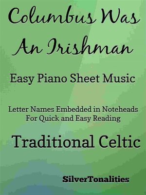 cover image of Columbus Was an Irishman Easy Piano Sheet Music